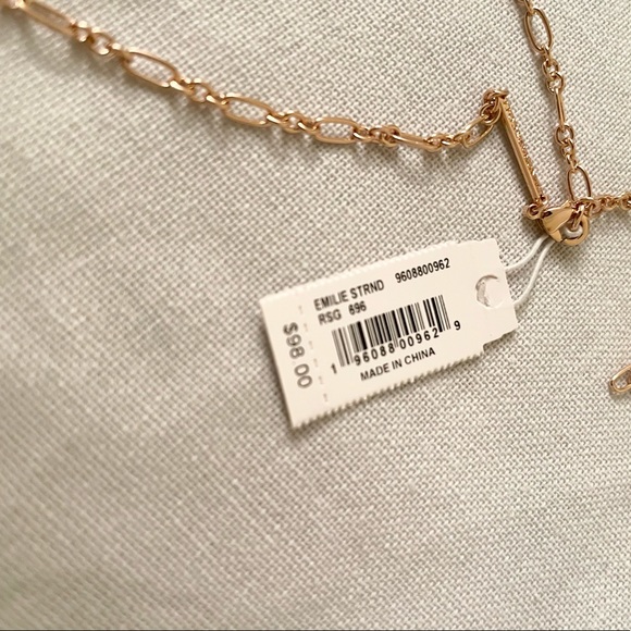 KENDRA SCOTT Gold Chain Druzy Necklace NWT - Picture 4 of 5
